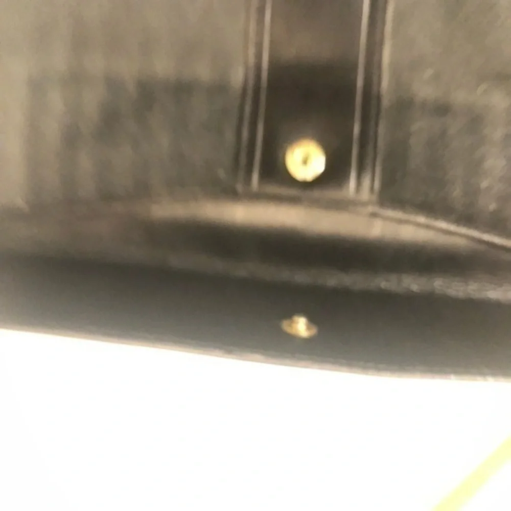 Fendi black vintage wallet authentic